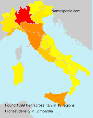 Surname Peri in Italy Surname Peri in Italy