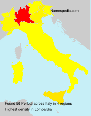 Surname Perlotti in Italy Surname Perlotti in Italy