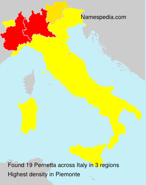 Surname Pernetta in Italy Surname Pernetta in Italy