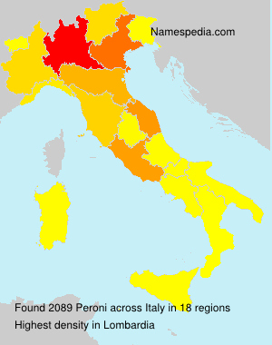 Surname Peroni in Italy Surname Peroni in Italy