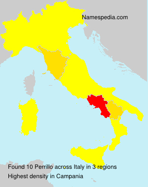 Surname Perrillo in Italy Surname Perrillo in Italy