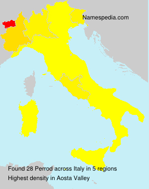 Surname Perrod in Italy Surname Perrod in Italy