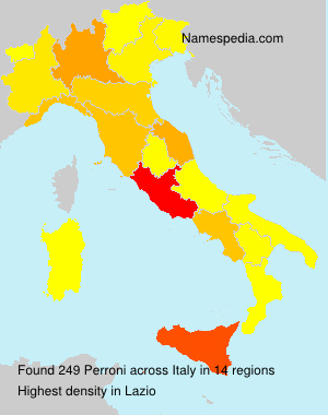 Surname Perroni in Italy Surname Perroni in Italy