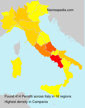Surname Perrotti in Italy Surname Perrotti in Italy