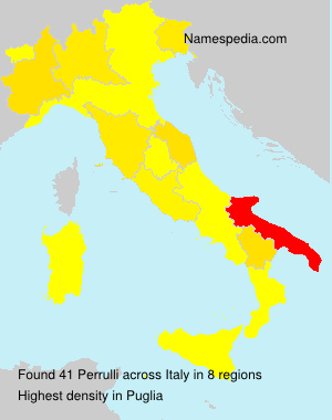 Surname Perrulli in Italy Surname Perrulli in Italy