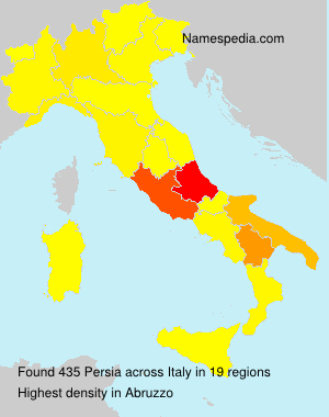 Surname Persia in Italy Surname Persia in Italy