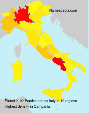 Surname Persico in Italy Surname Persico in Italy