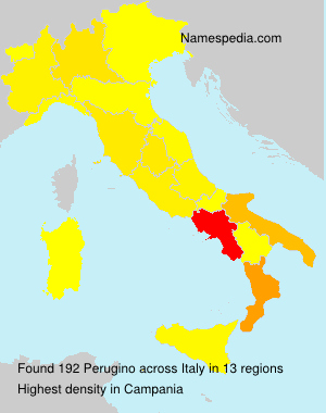 Surname Perugino in Italy Surname Perugino in Italy