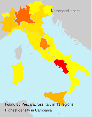 Surname Pesca in Italy Surname Pesca in Italy