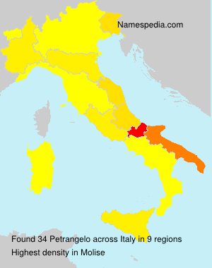 Surname Petrangelo in Italy Surname Petrangelo in Italy
