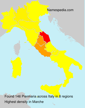 Surname Piermaria in Italy Surname Piermaria in Italy