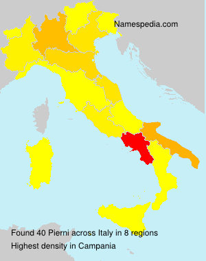 Surname Pierni in Italy Surname Pierni in Italy