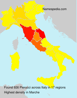 Surname Pierucci in Italy Surname Pierucci in Italy
