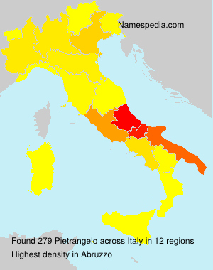 Surname Pietrangelo in Italy Surname Pietrangelo in Italy