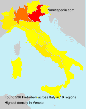 Surname Pietrobelli in Italy Surname Pietrobelli in Italy
