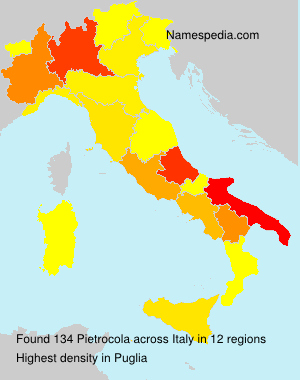 Surname Pietrocola in Italy Surname Pietrocola in Italy