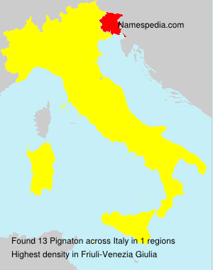 Surname Pignaton in Italy Surname Pignaton in Italy