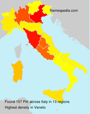 Surname Pilli in Italy Surname Pilli in Italy
