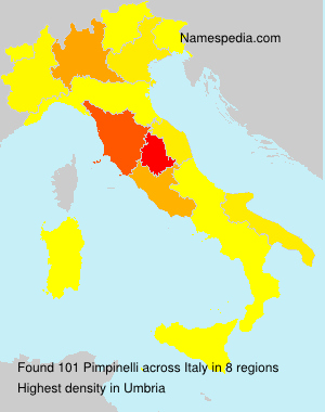 Surname Pimpinelli in Italy Surname Pimpinelli in Italy