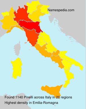 Surname Pinelli in Italy Surname Pinelli in Italy