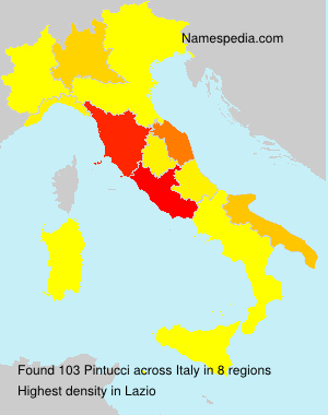 Surname Pintucci in Italy Surname Pintucci in Italy