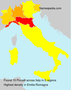 Surname Pinzelli in Italy Surname Pinzelli in Italy