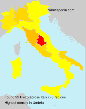 Surname Pinzo in Italy Surname Pinzo in Italy