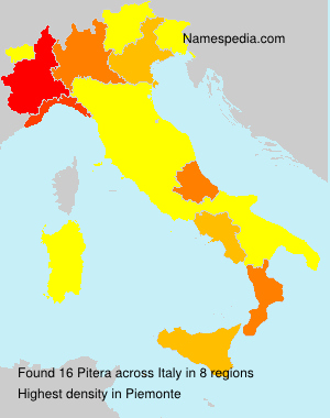 Surname Pitera in Italy Surname Pitera in Italy