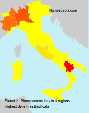 Surname Piturro in Italy Surname Piturro in Italy