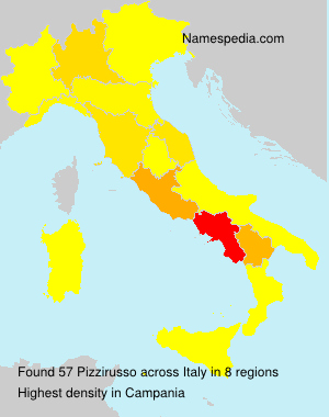 Surname Pizzirusso in Italy Surname Pizzirusso in Italy