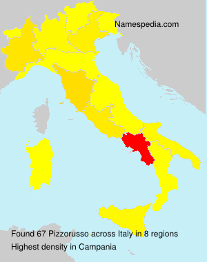 Surname Pizzorusso in Italy Surname Pizzorusso in Italy