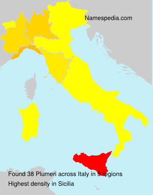 Surname Plumeri in Italy Surname Plumeri in Italy