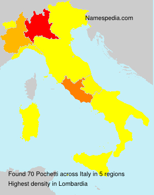 Surname Pochetti in Italy Surname Pochetti in Italy