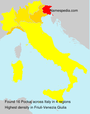 Surname Pockaj in Italy Surname Pockaj in Italy