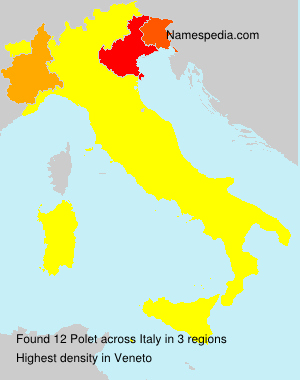 Surname Polet in Italy Surname Polet in Italy