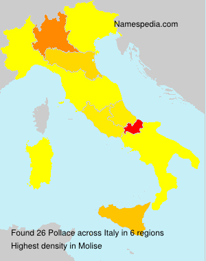 Surname Pollace in Italy Surname Pollace in Italy