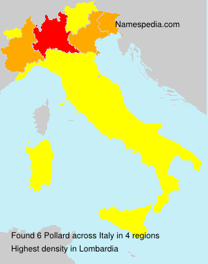 Surname Pollard in Italy Surname Pollard in Italy