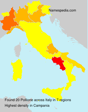 Surname Pollione in Italy