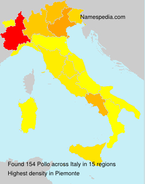 Surname Pollo in Italy Surname Pollo in Italy