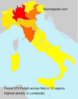 Surname Polloni in Italy Surname Polloni in Italy
