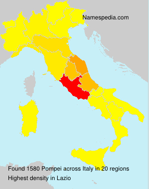 Surname Pompei in Italy Surname Pompei in Italy