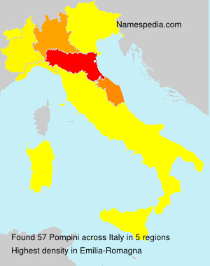Surname Pompini in Italy Surname Pompini in Italy