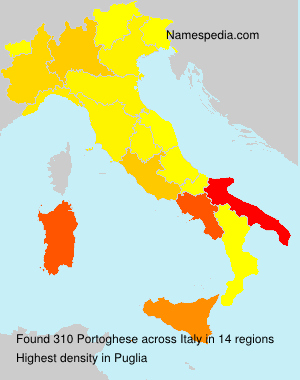 Surname Portoghese in Italy Surname Portoghese in Italy