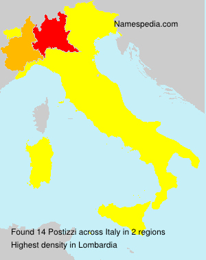 Surname Postizzi in Italy Surname Postizzi in Italy