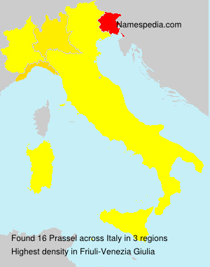 Surname Prassel in Italy Surname Prassel in Italy