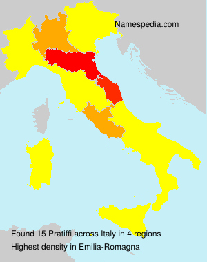 Surname Pratiffi in Italy Surname Pratiffi in Italy