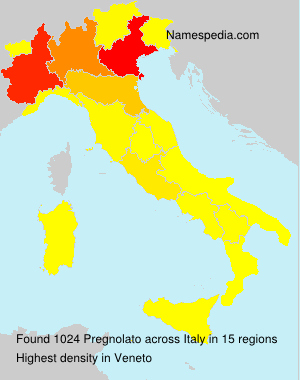 Surname Pregnolato in Italy Surname Pregnolato in Italy