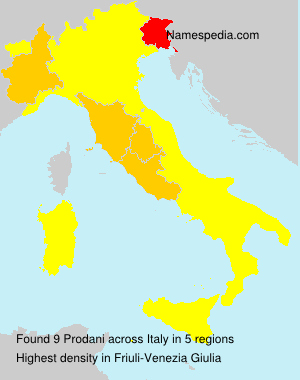 Surname Prodani in Italy Surname Prodani in Italy