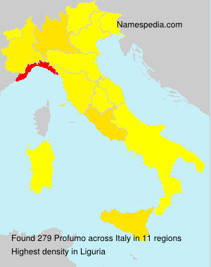 Surname Profumo in Italy Surname Profumo in Italy
