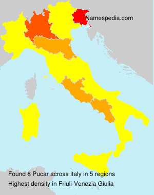 Surname Pucar in Italy Surname Pucar in Italy